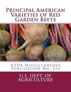 Principal American Varieties of Red Garden Beets: USDA Miscellaneous Publication