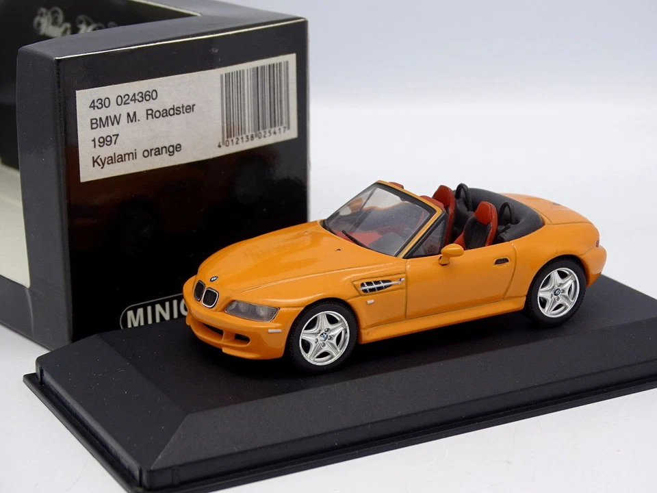 MINICHAMPS 1/43 - BMW Z3 M ROADSTER KYALAMI ARANCIONE - Immagine 1 di 1