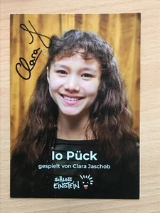 Tarjeta de autógrafo original de Clara Jaschob Schloss Einstein PELÍCULA PARA TELEVISIÓN MÚSICA #2760 firmada - Imagen 1 de 1