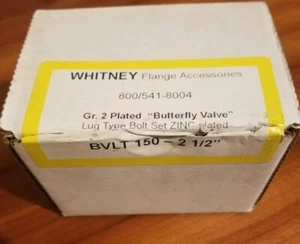 Stck 8 Öse Absperrklappe Schraubensatz GR 2 verzinkt 150-2 1/2 - Bild 1 von 1