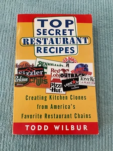 Cookbook: Top Secret Restaurant Recipes - Todd Wilbur © 1997 - Paperback - Imagen 1 de 9