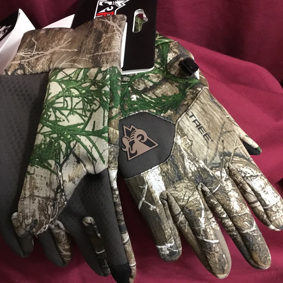 New Men’s Rocky HW00245 Realtree Camo Softshell Hunting Gloves Size Medium - Image 1 of 2