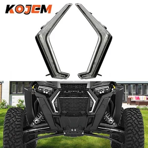 UTV Front LED Fang Accent Light Kit For 2019-2022 Polaris RZR XP 4 Turbo 1000 - Picture 1 of 13