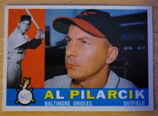 1960 TOPPS AL PILARCIK #498-BALTIMORE ORIOLES-NM, SHARP CARD