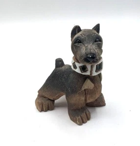 Figura Perro Doberman Artesania Rinconada Uruguay Gres Cerámica De Colección 4.5" - Imagen 1 de 8