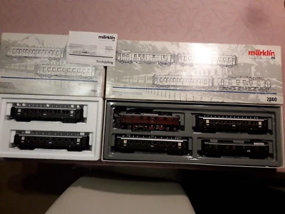 Märklin Zugpackung  2860 + Wagenergänzung 4261 , in OVP, aus Sammlung - Bild 1 von 4