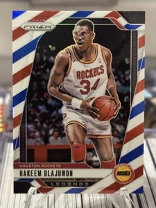 Hakeem Olajuwon 2024-25 Prizm #296 Red White & Blue - Picture 1 of 2