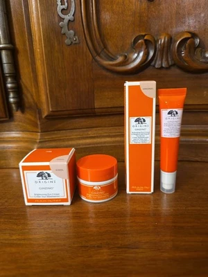 Origins Ginzing осветляющий крем для глаз классный, 0,5 унц/освежающий крем для глаз, 0,34 унц новый - Изображение 1 из 4