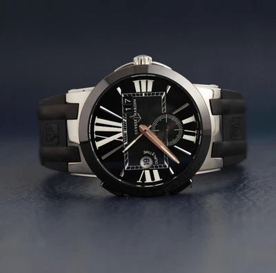 Reloj Ulysse Nardin Executive Dual Time 43mm Acero Cerámico Negro 243-00-3/42 Foto 1 de 4