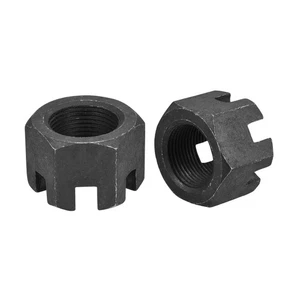 M24 x 1,5mm Sechskant-Schlitzmutter, Sechskantmuttern aus Kohlenstoffstahl, 4stk - Bild 1 von 6