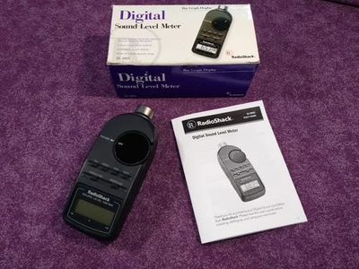 Radio Shack DIGITAL Sound Level Meter 33-2055 w' Box and Manual EXCELLENT - Image 1 of 4