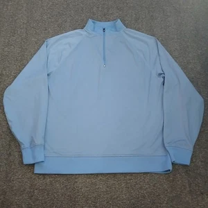 FootJoy Pullover Quarter Zip Golfshirt Herren Größe M Blau Performance FJ - Bild 1 von 10