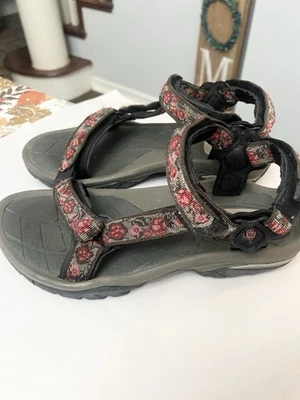 Teva Mujer Terra Fi Senderismo Exterior Impermeable. Floral Negro Talla 11 Foto 1 de 4