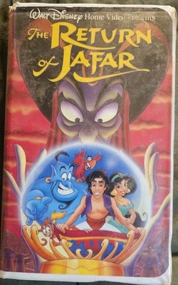 THE RETURN OF JAFAR VHS CLAMSHELL, 1994 Estate Item Good Cond As Is Condition  - Image 1 of 3