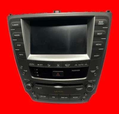 06-09 Lexus IS250 IS350 OEM Navegación Información Pantalla Display 86111-53140 Foto 1 de 4
