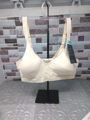 Bali Mujer 42C All Around Comfort Inalámbrico Lt. Sujetador beige nuevo con etiquetas Foto 1 de 4