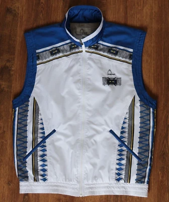 Chaleco HEAD Y2K Vintage Hombre Blanco/Azul Claro, Talla 54/XL-XXL Foto 1 de 4