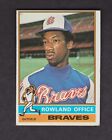 1976 Topps Baseball Card #256 Rowland Office Atlanta Braves EX+ Vintage Original