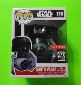 Darth Vader #176 (with TIE Fighter) - Star Wars - Target Exclusive - Funko Pop - Picture 1 of 6