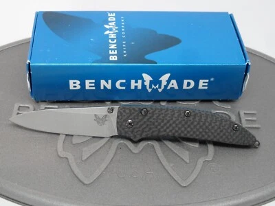 Benchmade 480-1 Shoki Nak-Lok Nakamura M390 Carbon Fiber Small Folding Knife NOS - Image 1 of 4