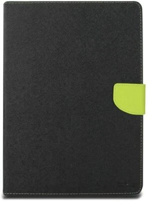 GMYLE Wallet Case Classic for Samsung Galaxy Tab 3 - Black/Green Leather - Image 1 of 4