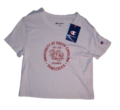 Champion South Carolina Gamecocks logo Tiny T shirt Short sleeve M Women's NWT - Image 1 of 3