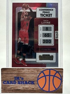 2021-22 Panini Contenders Zach Lavine Conference Finals Ticket /75 #46