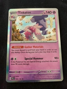 Pokemon TCG - Tinkaton - 105/193 Holo Scarlet & Violet: Paldea Evolved - Picture 1 of 1