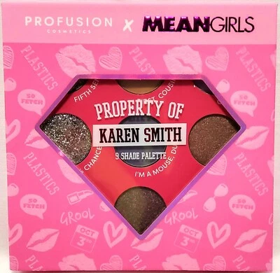 Mean Girls Property Of Karen Smith 9 Shade Eyeshadow Palette Profusion X - Image 1 of 3