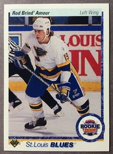 1990-91 Upper Deck All Rookie Team #347 Rod Brind'Amour St. Louis Blues RC - Picture 1 of 1