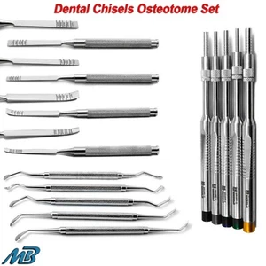 Dental Bone Chisels Osteotome Implant Sinus Lift Elevators Surgical Instruments - Picture 1 of 4