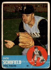 1963 Topps #NNO Dick Schofield Low Grade Pittsburgh Pirates