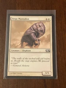 Magic the Gathering 2014 Siege Mastodon - Picture 1 of 2