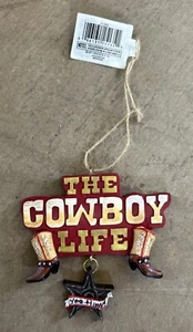 Vintage Kurt Adler Cowboy Leben Weihnachtsschmuck NEU - Bild 1 von 2