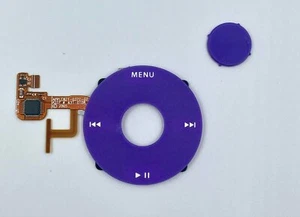 iPod Classic Purple Click Wheel / Center Button Flex Apple 5th 5.5 Gen Video 5 - Picture 1 of 2