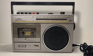 Radio d'epoca Helix registratore a cassette HX-4500 3 bande boom box. LEGGI. - Foto 1 di 8