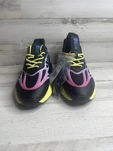 New* Adidas Original ZX 2K Boost Black Blue Yellow Pink Ultra GY8283 Sz 8 - Picture 1 of 9