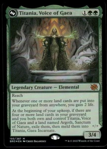 MTG Titania, Voice of Gaea - Foil - Mythic - NM - BRO-EN - 193/287 - Picture 1 of 2