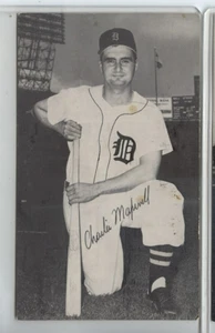 Postal original 1956 McCarthy Charlie Maxwell Detroit Tigers - Imagen 1 de 2