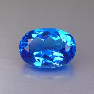 7,36 CT Incredibile Topazio Blu Svizzero Qualità VIP 100% Naturale dal Brasile - Foto 1 di 4