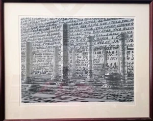 Dennis Olsen Multi-Medium Artist Computer Generated Print 1994, Signed - Picture 1 of 6