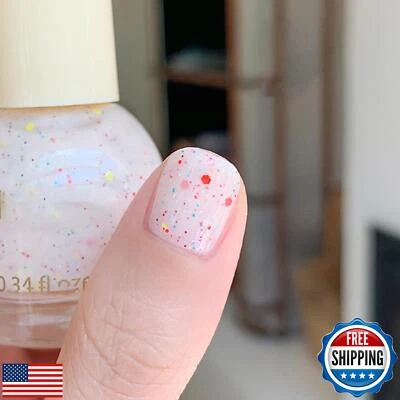 COSMOO Milky White Quick Dry Nail Polish, Vegan Chip-Resistant Long-Lasting N - Image 1 of 4