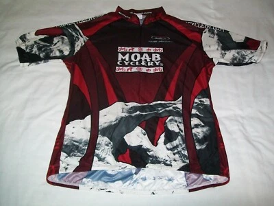 Jersey de ciclismo SUGOI Moab Cyclery manga corta multicolor 3/4 cremallera - Hombres XL Foto 1 de 4