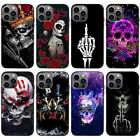 Cool Gothic Skull Case For iPhone 15 14 13 12 11 Pro Max Plus Mini SE XR XS 8 7