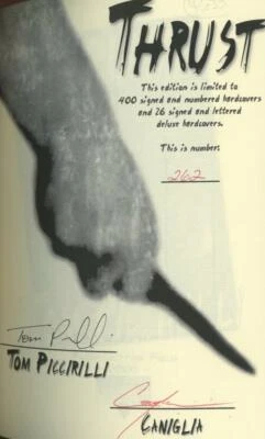Thrust by Tom Piccirilli (First Limited Edition) Signed - Image 1 of 2