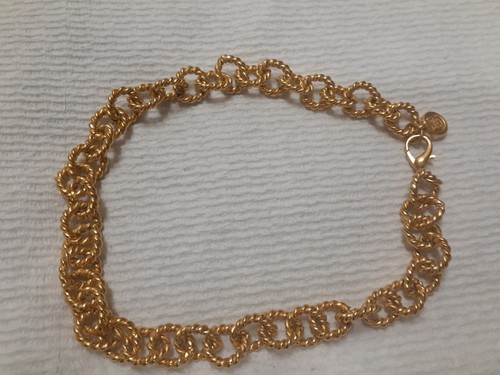 Collana Catena Maglia Torsione Givenchy 14" Tono Oro