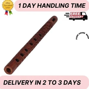 Mouth Woodwind Flute Wooden Traditional Hand Carved Great Sound Indian Musical - Picture 1 of 4