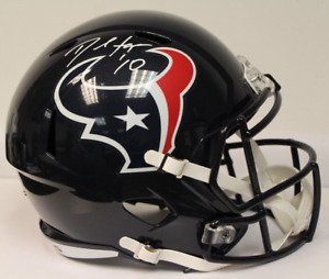 DeAndre Hopkins Signed Houston Texans Helmet w/JSA Tamper Proof Sticker
