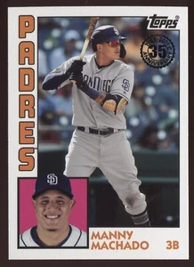  2019 Topps Update MANNY MACHADO 1984 Topps Baseball - SAN DIEGO PADRES - #84-39 - Picture 1 of 1