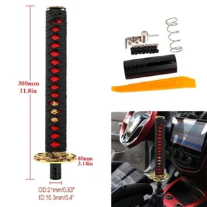 Samurai Sword Black Automatic Gear Shift Knob Shifter Katana Metal Universal  - Picture 1 of 10